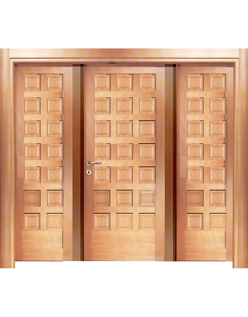 Multi-panel Wooden Security Door - 02