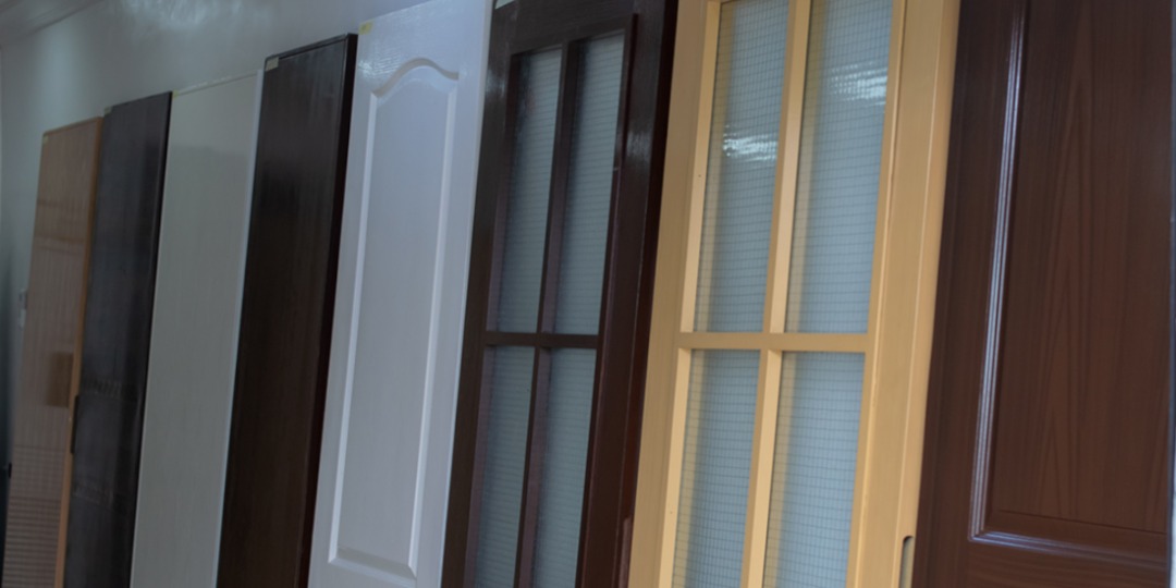 Wooden doors at Sample Drive Limited